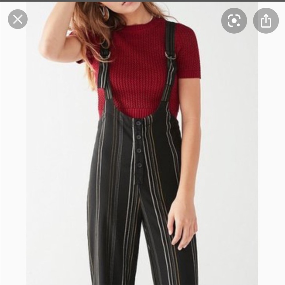 Urban outfitters button up overalls